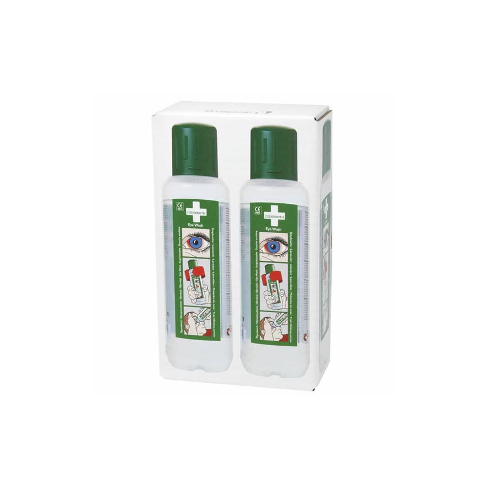 eewascht-eye wash, eye wash, Flasche, grüner Deckel, Packung