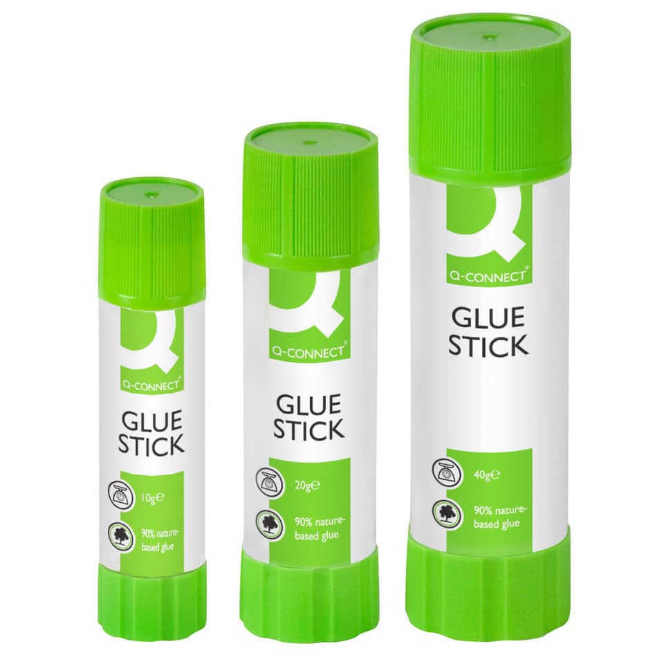 Klebstift, Kleber, Glasstift, Kleberstift, Q-Connect Gluestick