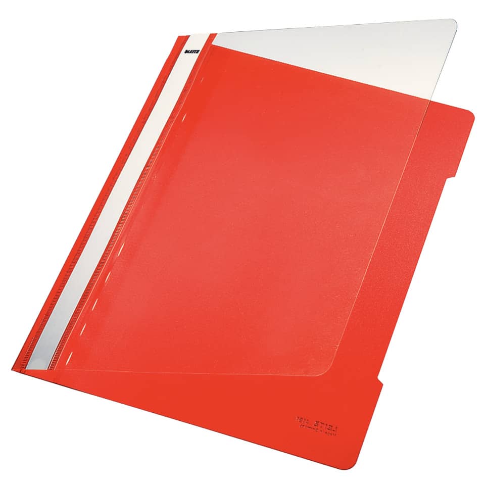 Ordner, Prozessor, Kunststoff, Rot, Ordnertransparent