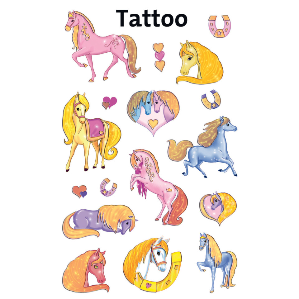 Pony, Horse sticker, Heart, Horseshoe, Horse head