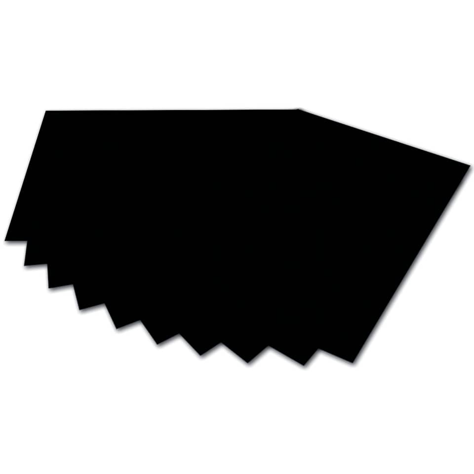 Fotokarton, A4, 300g/m², schwarz FOLIA 614/50 90