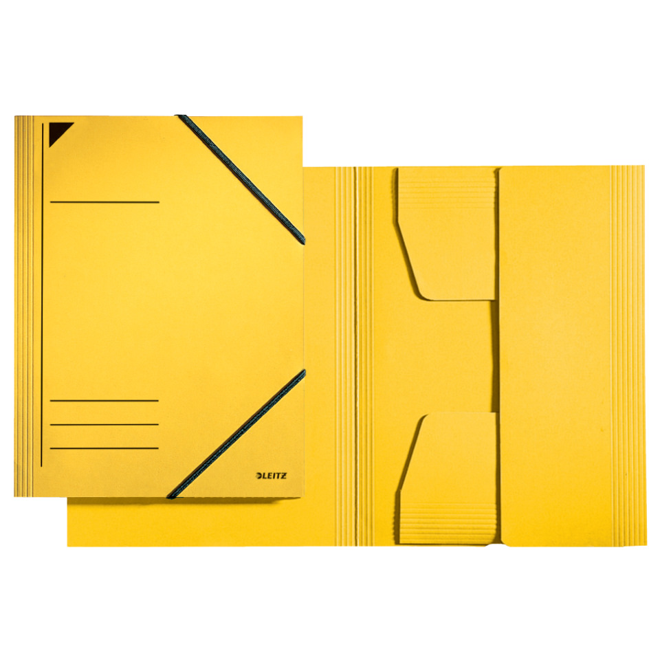 Notizbuch, Klebebinder, Gelb, Hülle, Kartenfächer