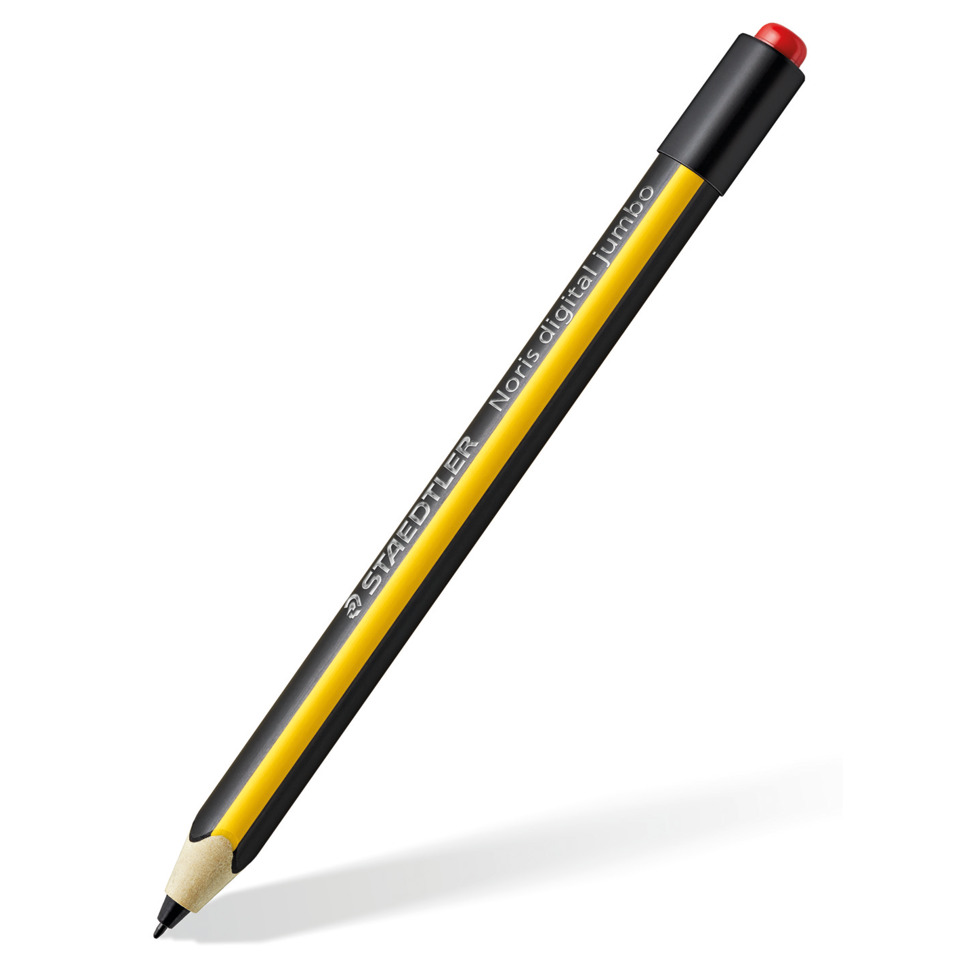 Bleistift, Kohlestift?, Holzbleistift, Gelb-Schwarz, Schreibgerät
