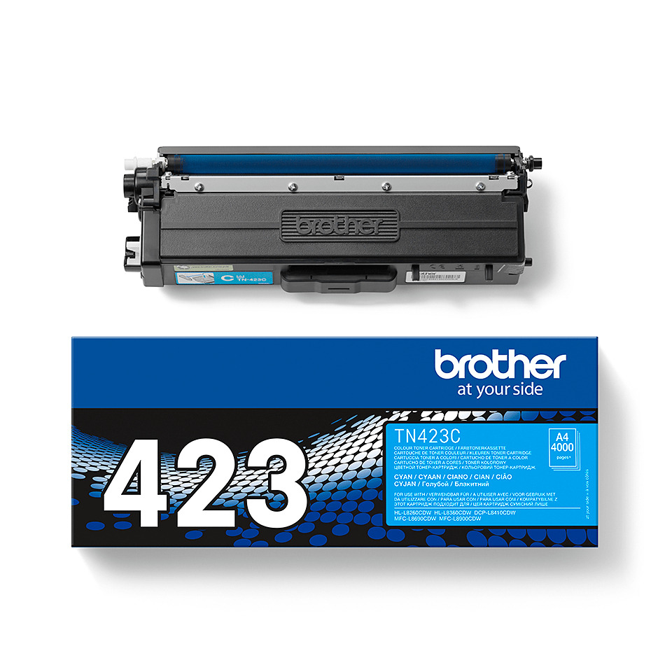 Tonerpatrone, TN423C, Bruder Patrone, A4 4000 Seiten, Schwarz/Color Toner