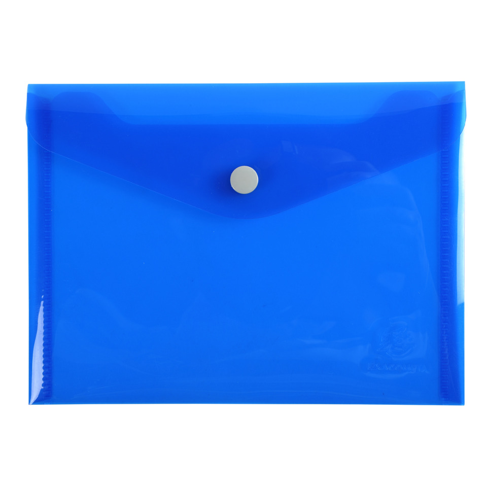 Tasche, Karteienhülle, Blau, Klarsichttasche, Klappverschluss
