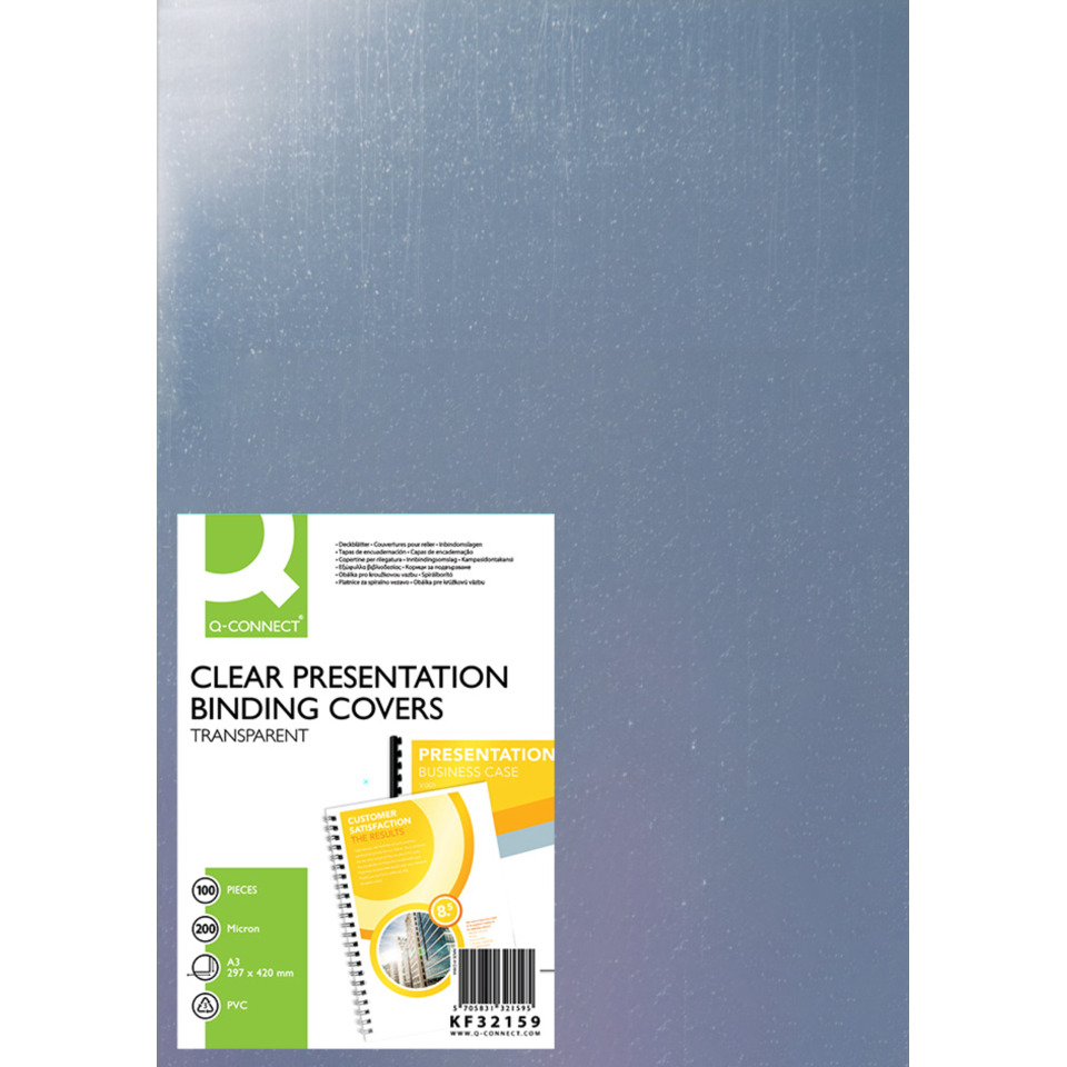 transparent, presentation covers, binding covers, plastic, A3