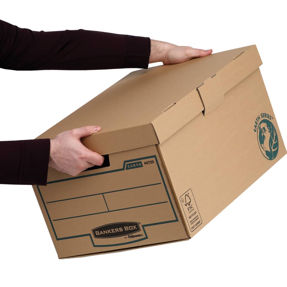 Kartonbox, Verpackungskiste, Umweltfreundlich, Bürobedarf, Bankers Box