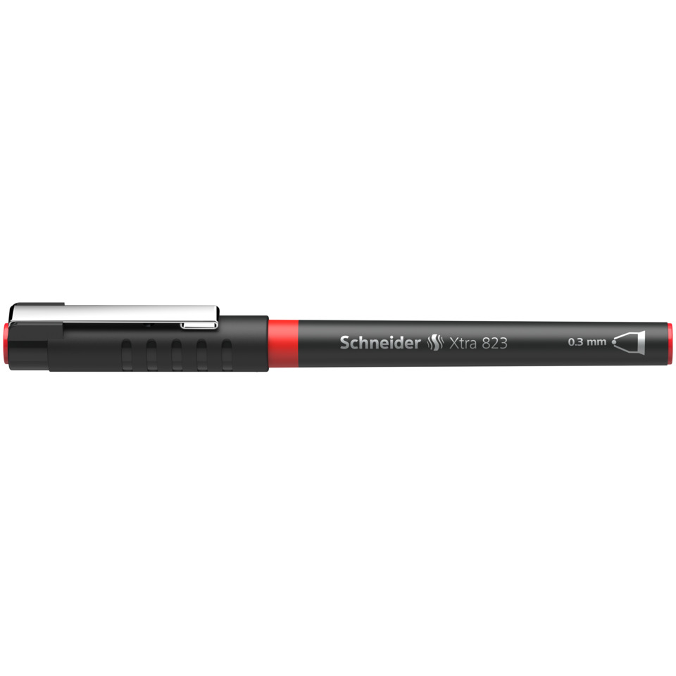Kugelschreiber, Schwarz, Rot, Gleiter, Schneider Xtra 823