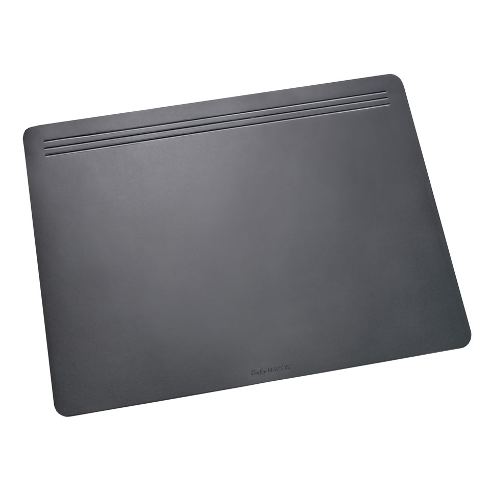 Schreibunterlage Matton, 50x70 cm, Kunststoff, rutschfester Vlies, schwarz LÄUFER 32706