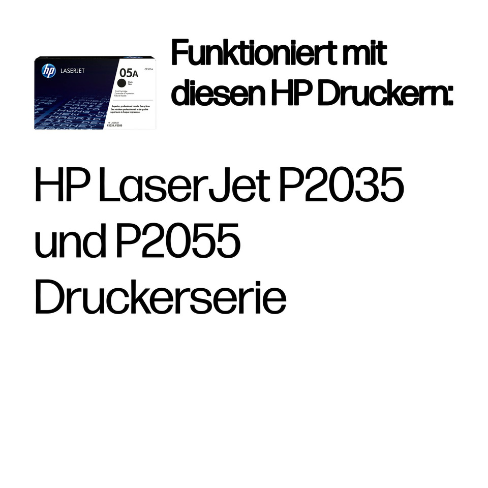 Druckerpatrone, LaserJet, HP, 05A, Tintenpatrone
