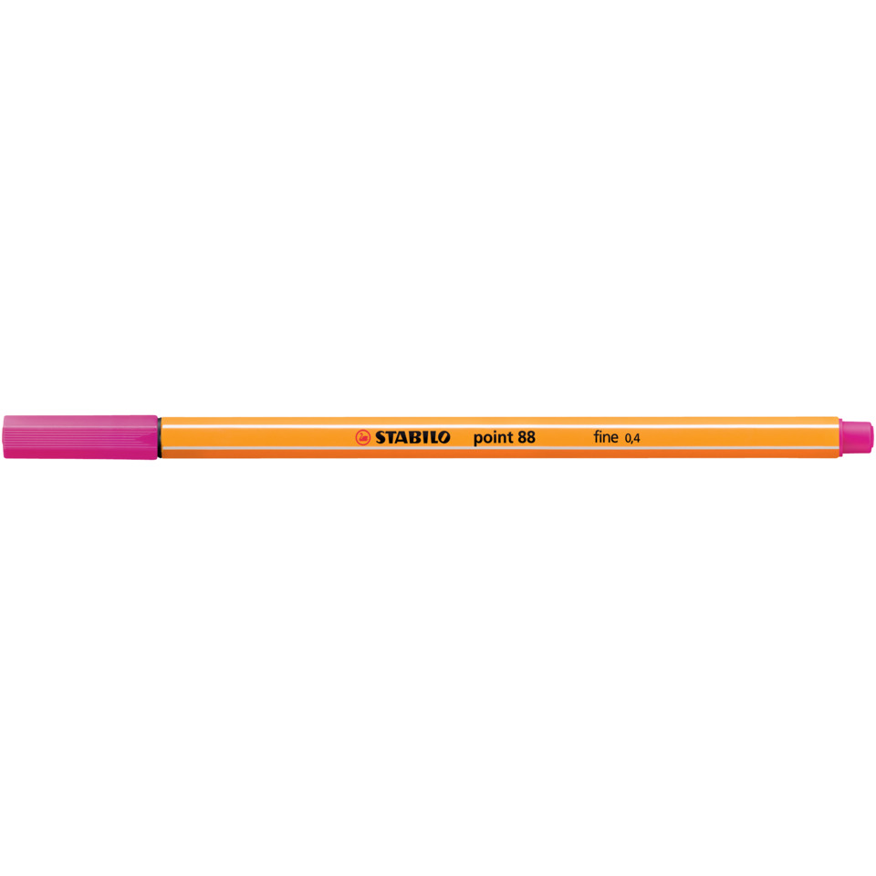 Marker, Stabilo, Point 88, orange, pink cap