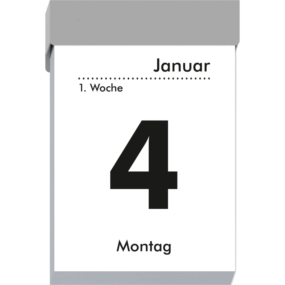 Kalender, Wandkalender, Januar, Datumssicht, Monatsseite