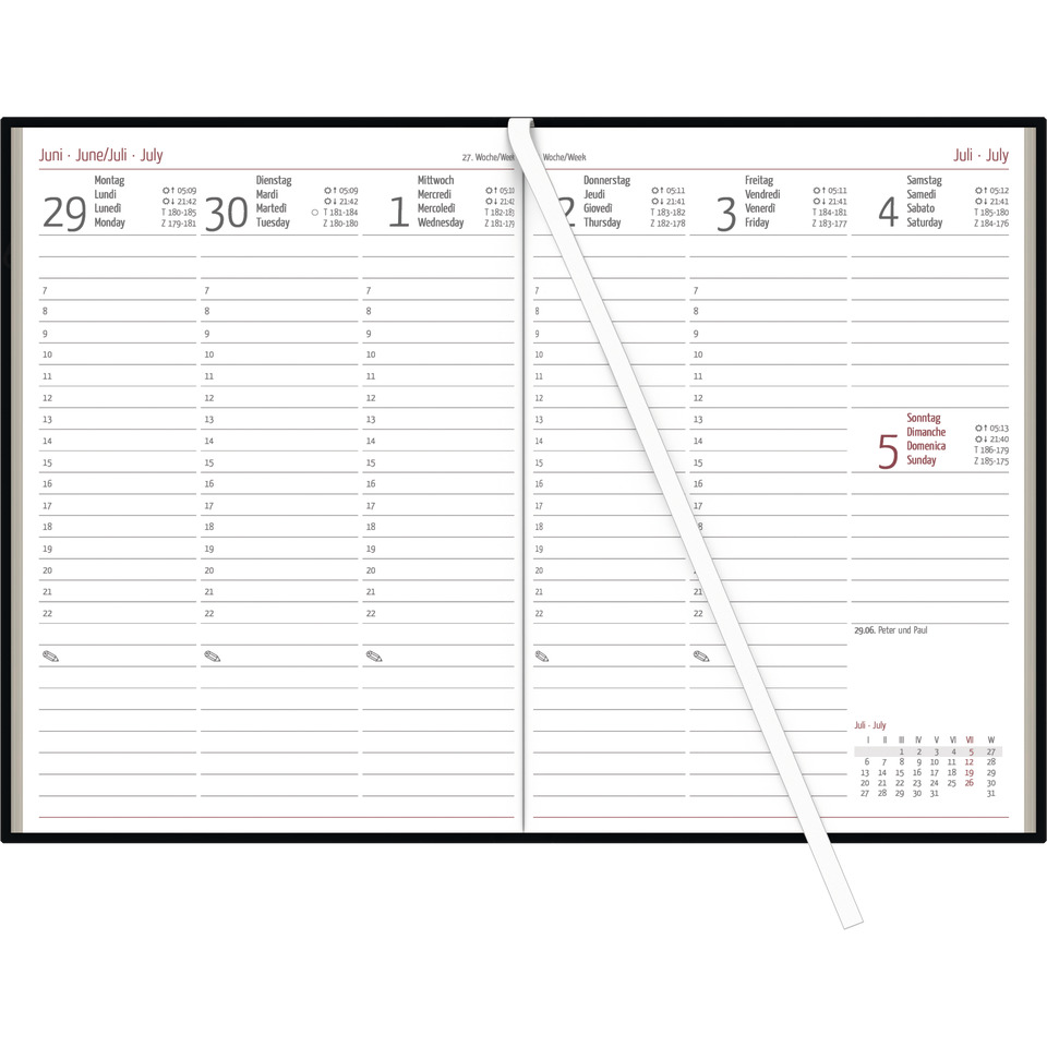 Tagebuch, Planer, Kalender, Taschenkalender, Gelschreiber