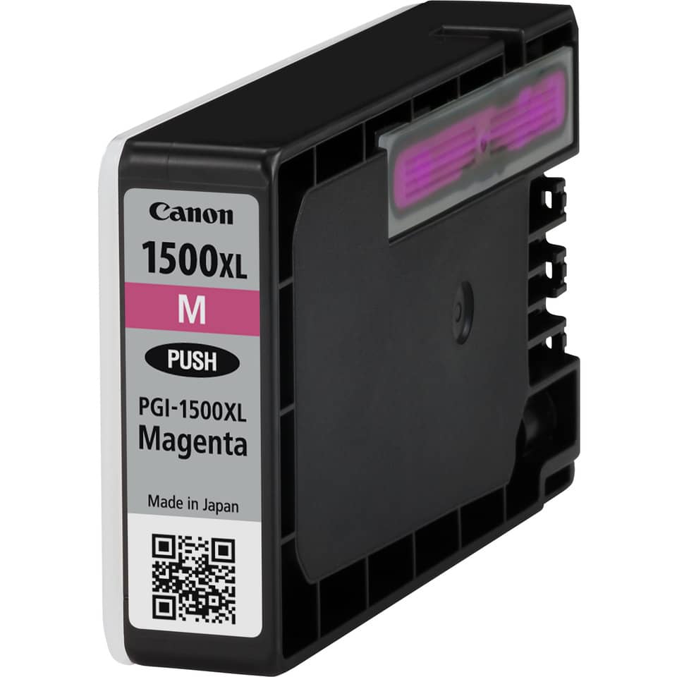 Tintenpatrone, Magenta, Canon, PGI-1500XL, Push-Mechanismus