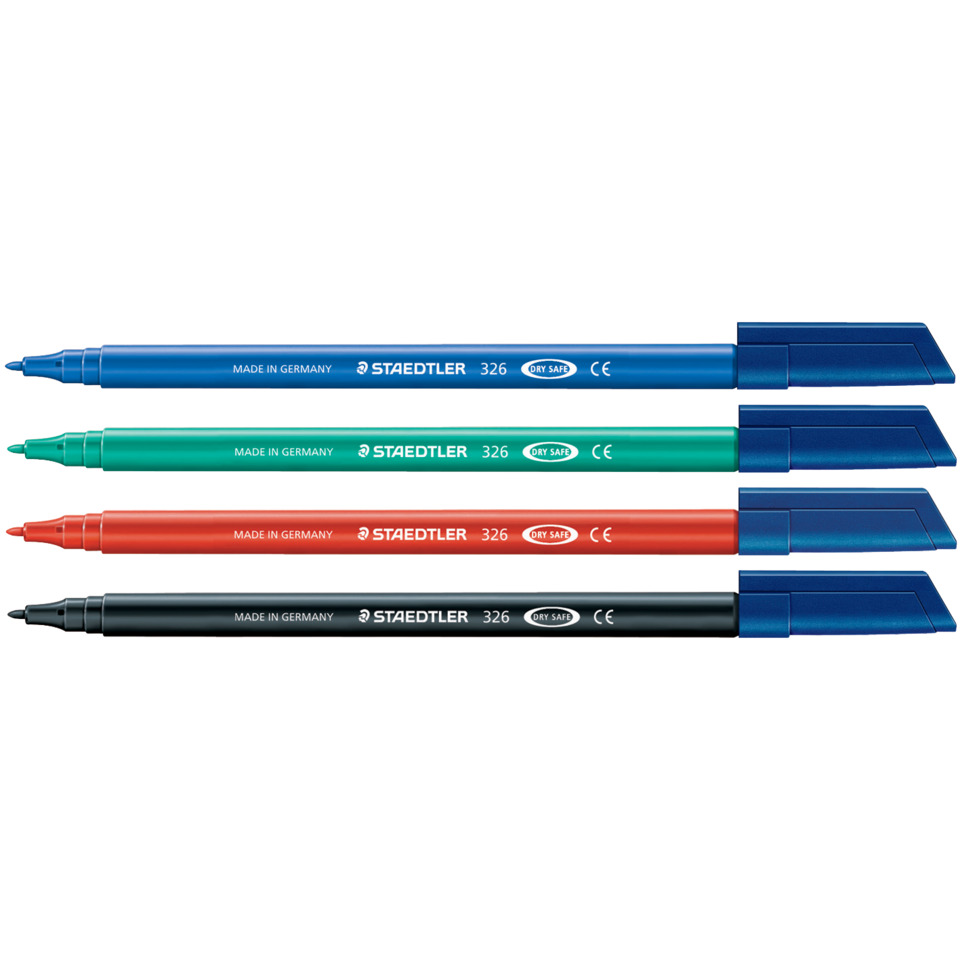 Kunststoffstift, Marker, Filzstift, 4er Pack, Kugelschreiber?