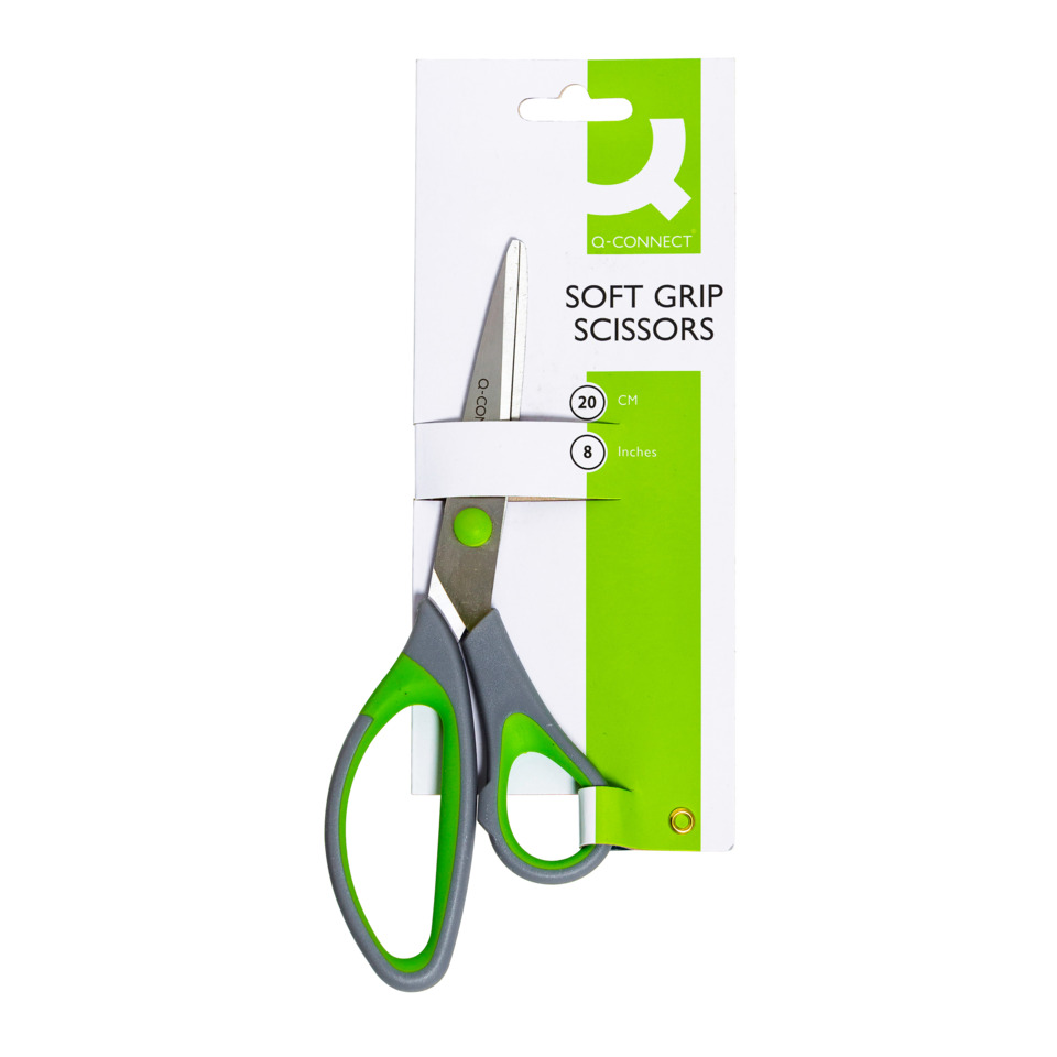 Schere, Soft Grip, Größe 20 cm, Küche, Grün