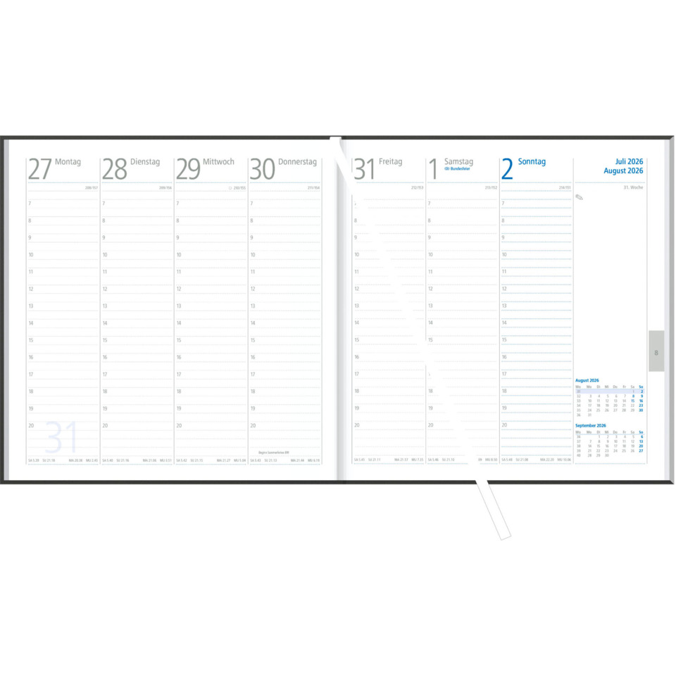 Kalender, Tagesplaner, Wandkalender, Offen, Spirala