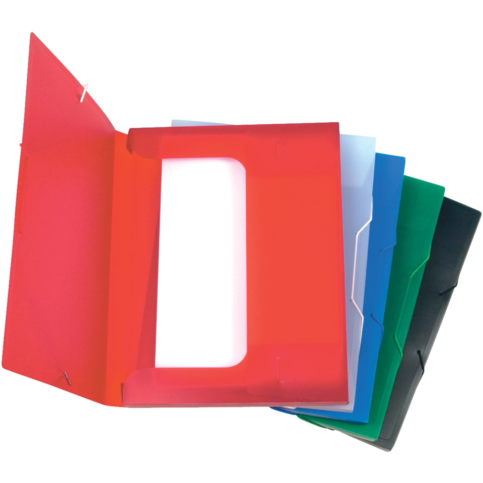Ordner, Aktenordner, Farbenvielfalt, Transparenter Einband, Klemmsperre