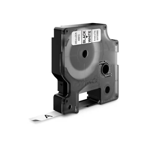 Schriftband, 9mmx7m, 10 Stück, schwarz/weiß DYMO 2093096