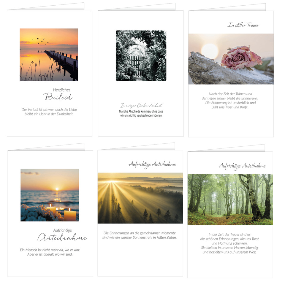 Fotografie, Abschied, Beileid, Trauerkarte, Natur