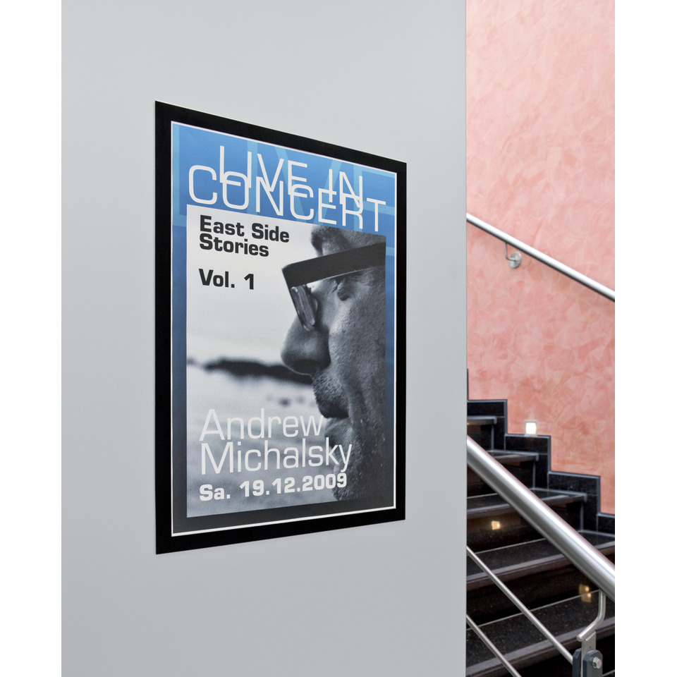 poster, concert, rahmen, brille, _portrait