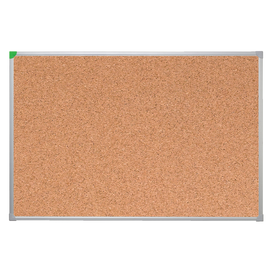 Korkbrett, Schwarzesbrett?, Pinnwand, gerahmtes Korkbrett, Korkoberfläche