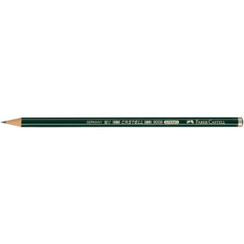 Stenobleistift 9008, B, grün FABER CASTELL 119801