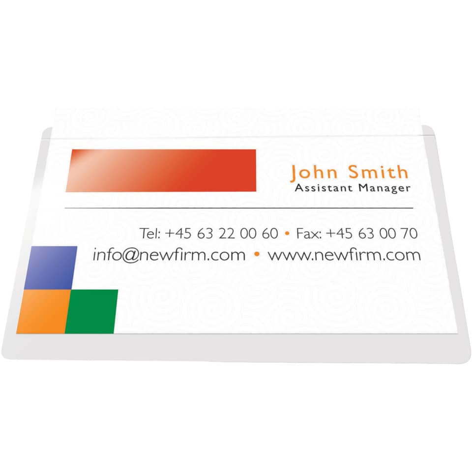 Visitenkarte, Name, Kontaktinformationen, Logo, Farbfelder