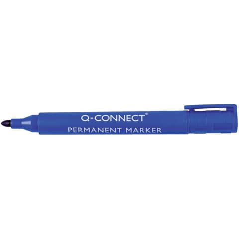 Permanentmarker, M, Rundspitze, 1,2-5mm, blau Q-CONNECT KF26046
