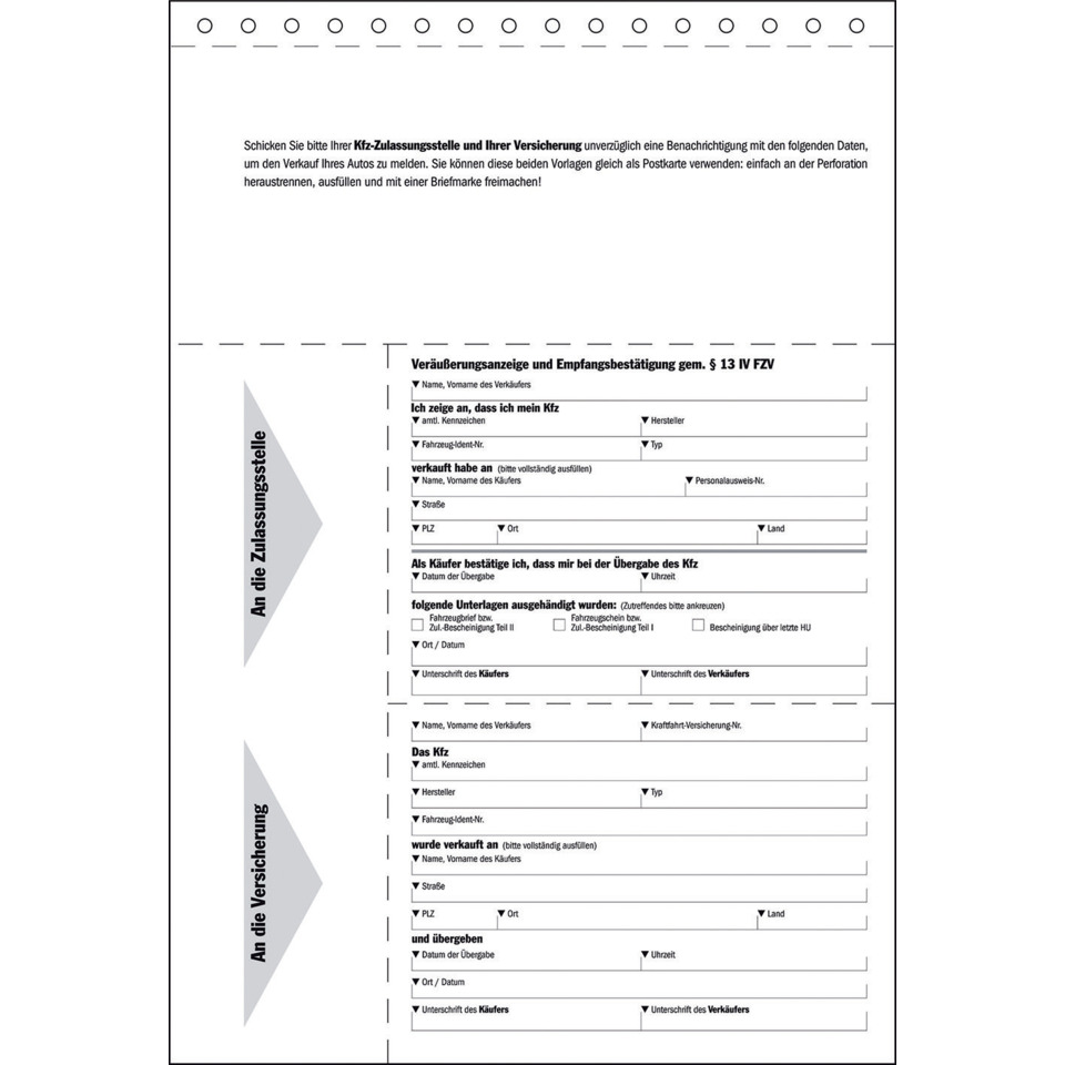 Kfz-Dokumente, Zulassungsbescheid, Versicherung, Formular, Beleg