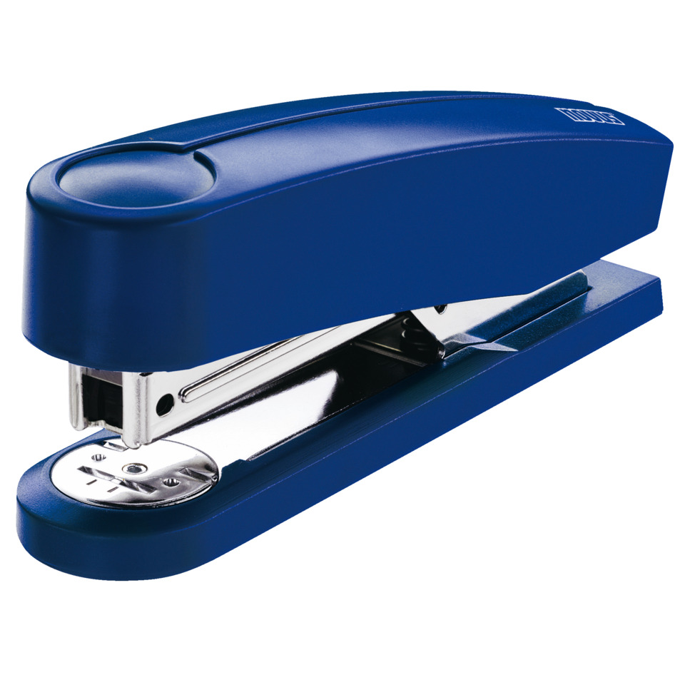 Locher, Klammerstapler, Stapelmechanik, Stahl, Blau