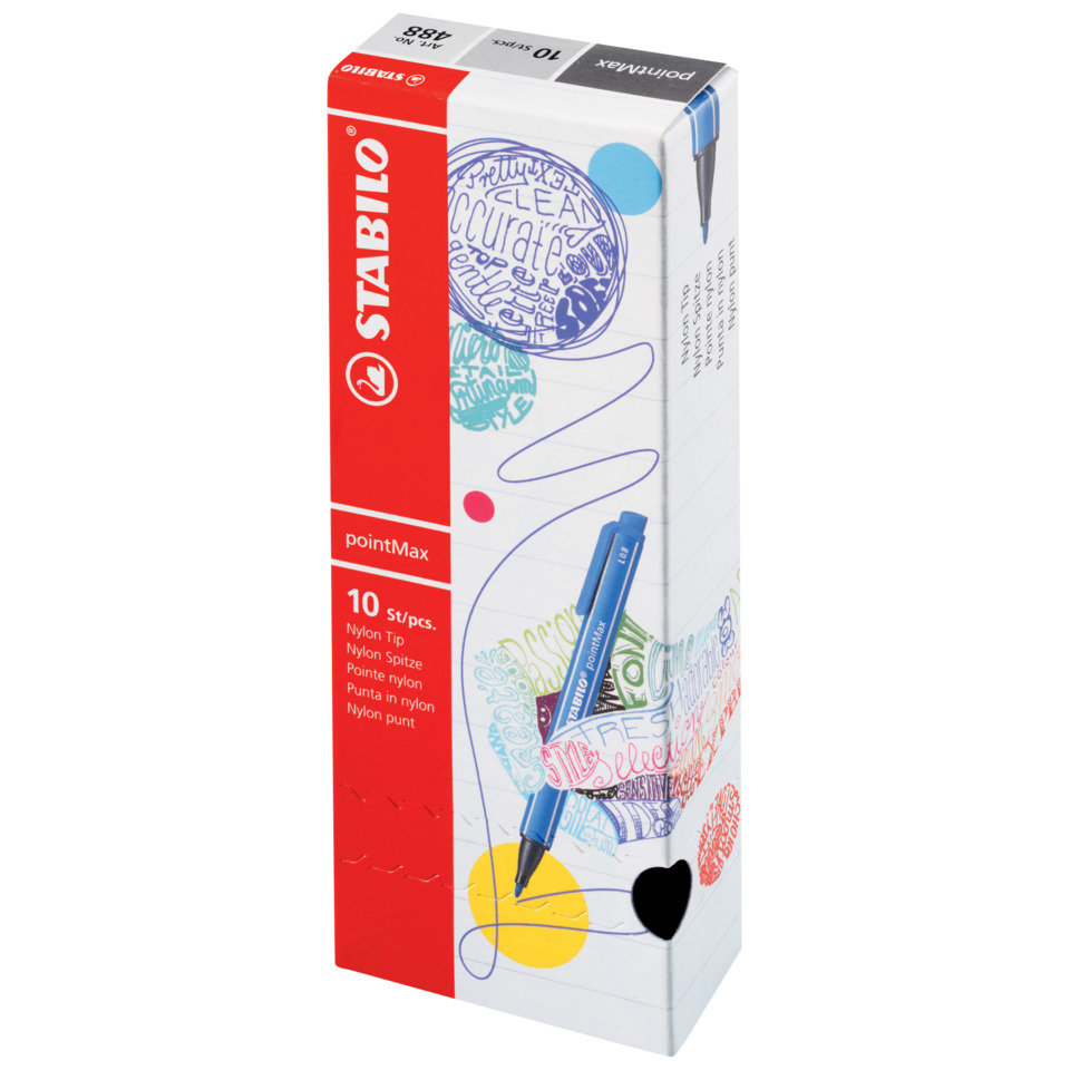 Nylon-Tipp, Kugelschreiber, Stift, PointMax, 10 Stück