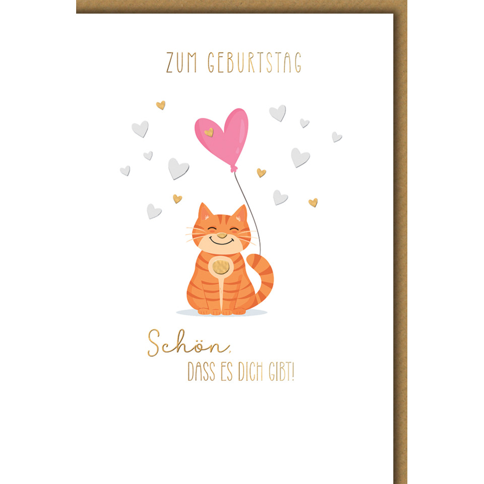 Briefumschlag, Grußkarte, Post, Katze, Haustier