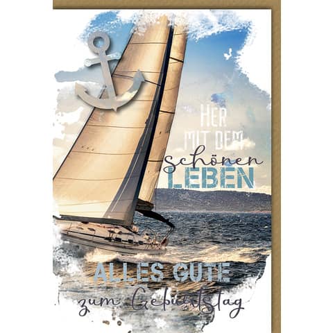 Geburtstagskarte Segeln  512469
