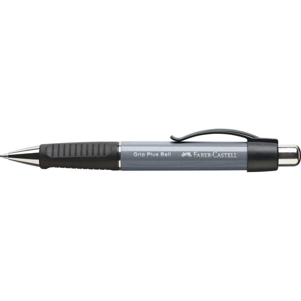 Kugelschreiber, Grip, Gummi, Spitzmine, Faber-Castell, Kugelschreiber, Griff, Gummiarm, Metallic, Clip