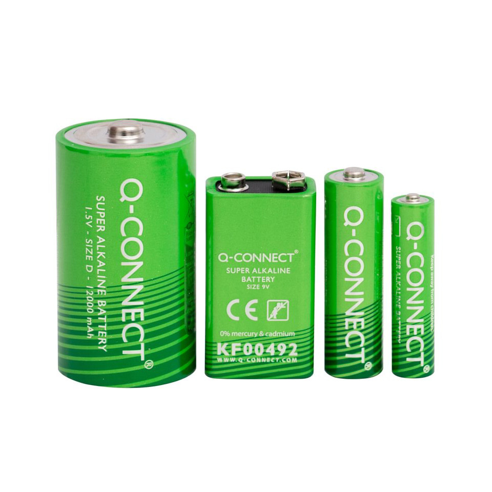Batterien, Alkaline, Q-Connect, AA-Größe, Packung