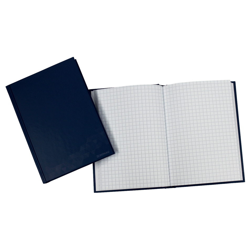 Notizbuch, Kalender, Grau, Quadratpapier, Hardcover