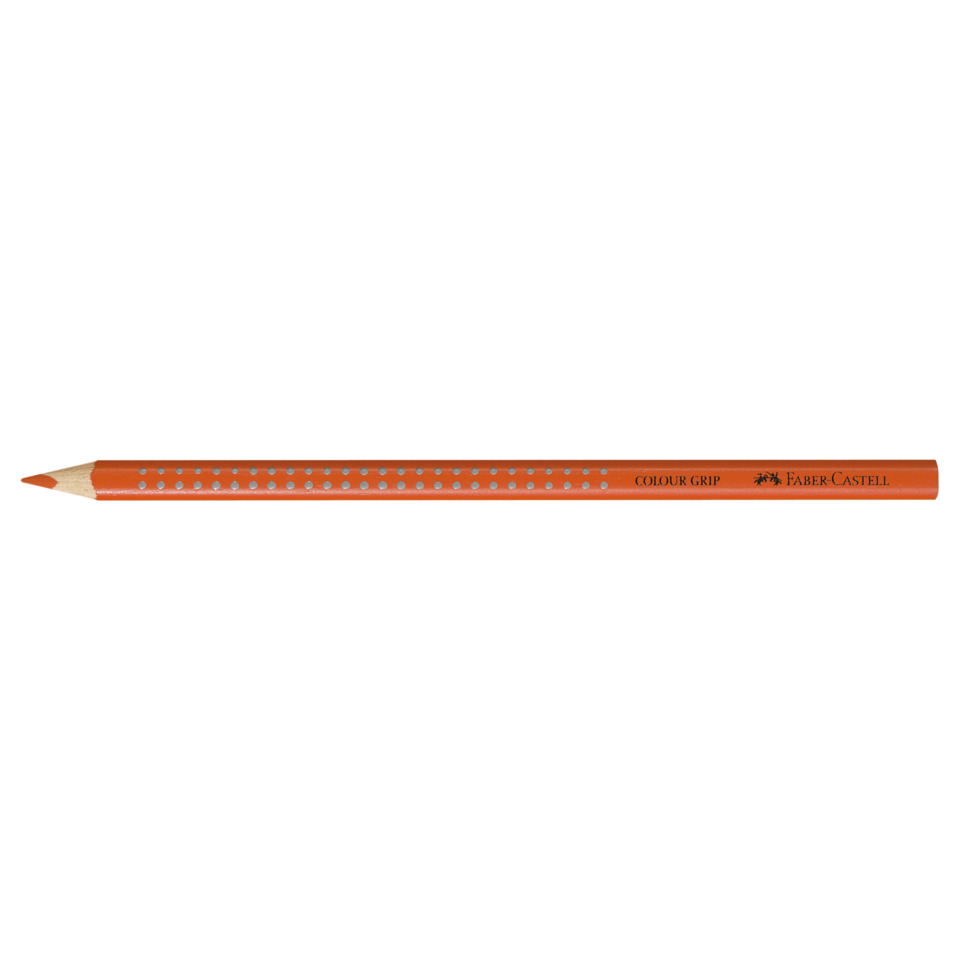 orange Stift, gefärbter Bleistift, Griffstift, Faber-Castell