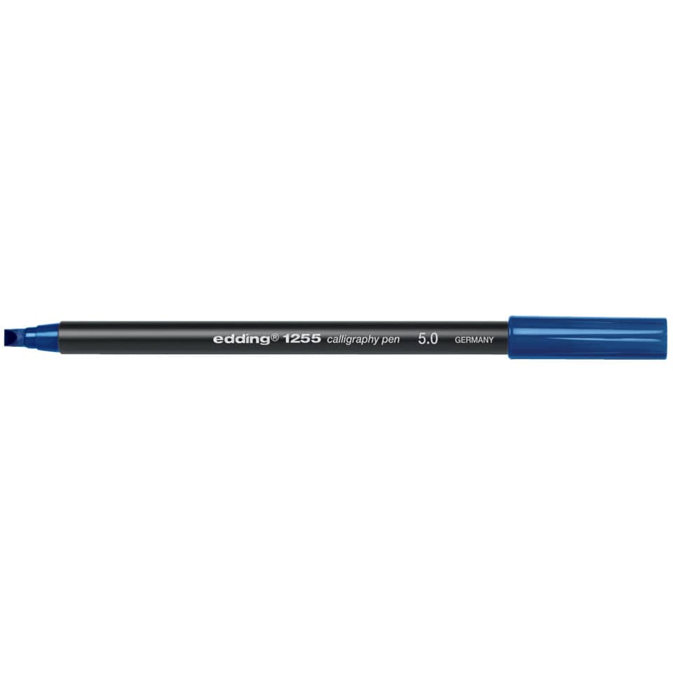 Kalligrafie-Stift, Feinliner, blaue Kappe, Filzstift, 5.0, Markierstift, edging, Deutschland
