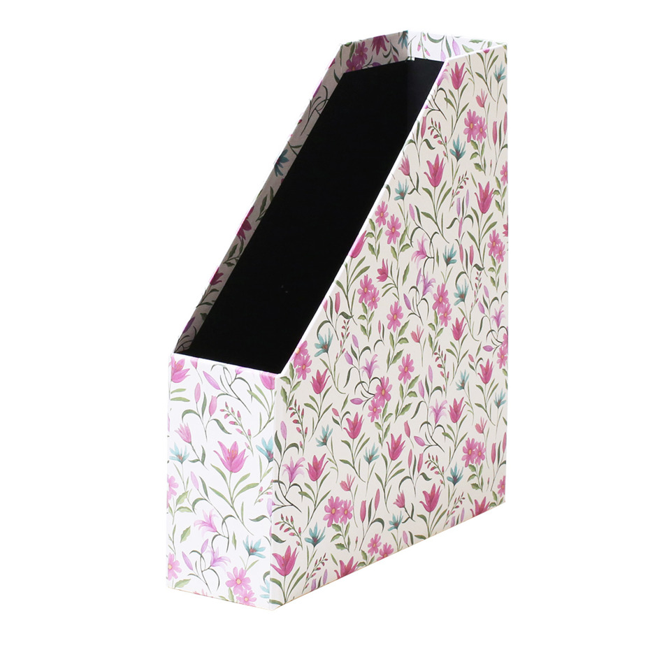 Blumenprint, Ordner, Aufsteller, Schreibtisch-Organizer, Karton