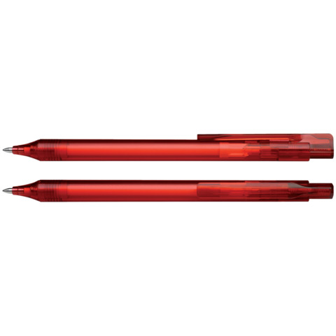 Kugelschreiber Fave, Druckmechanik, M, rot, Schaftfarbe: rot transparent SCHNEIDER 130402