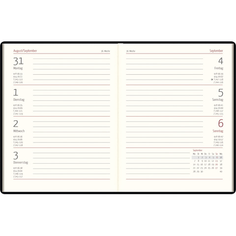 Tagebuch, Tafel