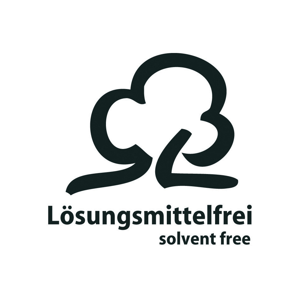 solventfrei, Lösungsmittelfrei, Logo, Icon, Text