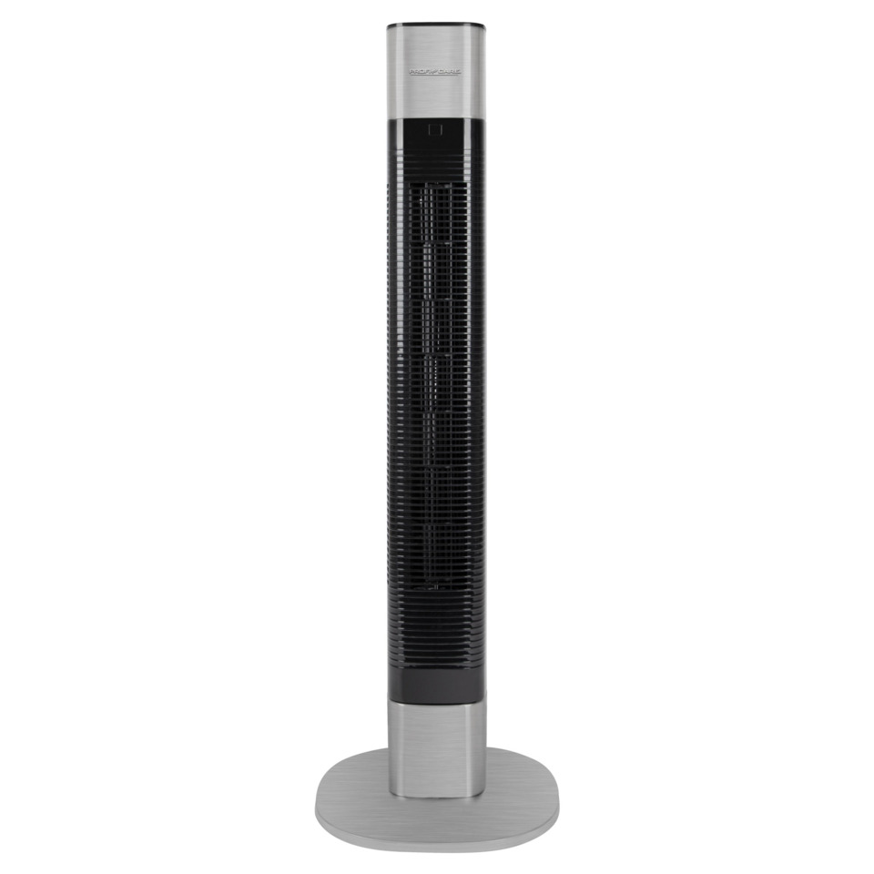 Tower-Ventilator PC-TVL 3068, 105cm hoch, edelstahl/schwarz PROFICARE 330680