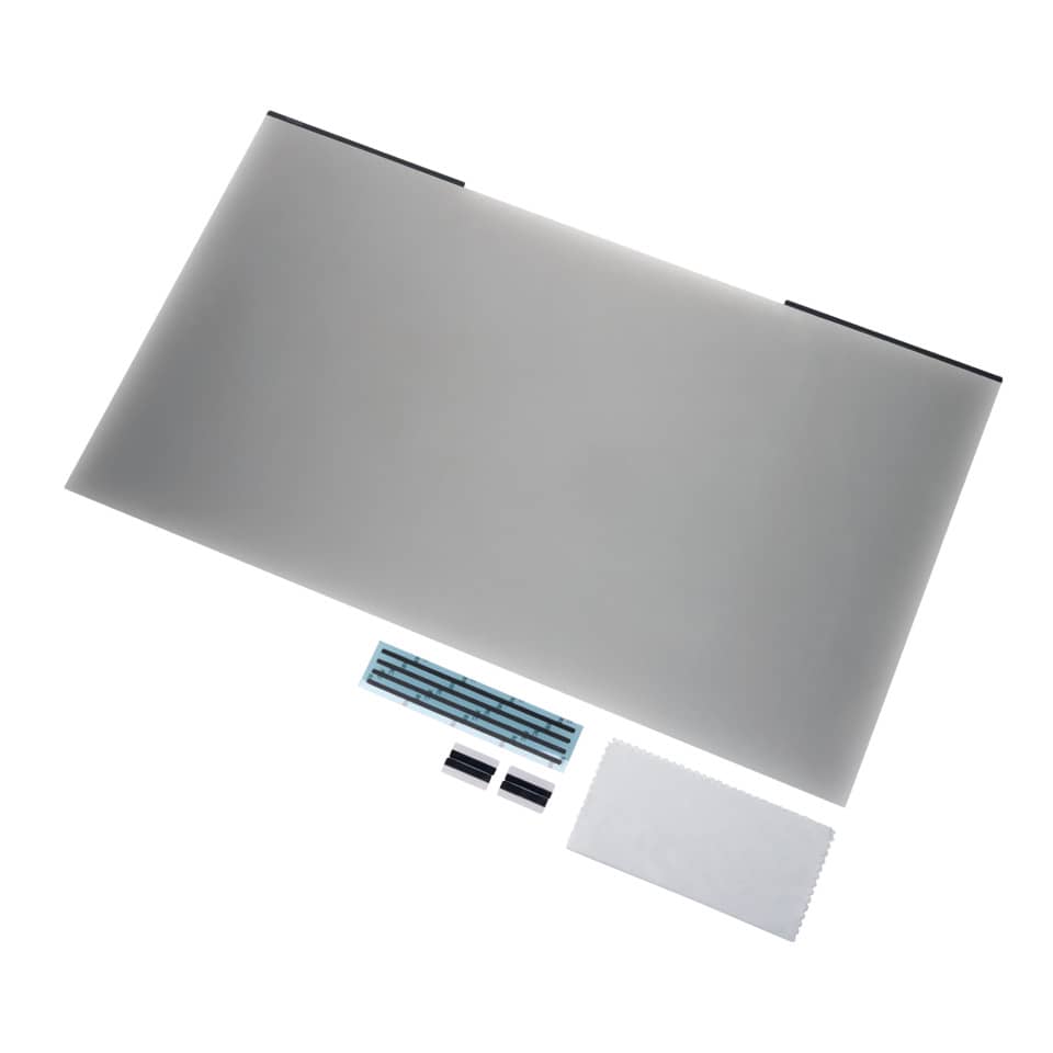 Laptop-Bildschirmdeckel, Bildschirmrahmen, Schutzfolie, Kleines Klebeset, Reinigungstuch