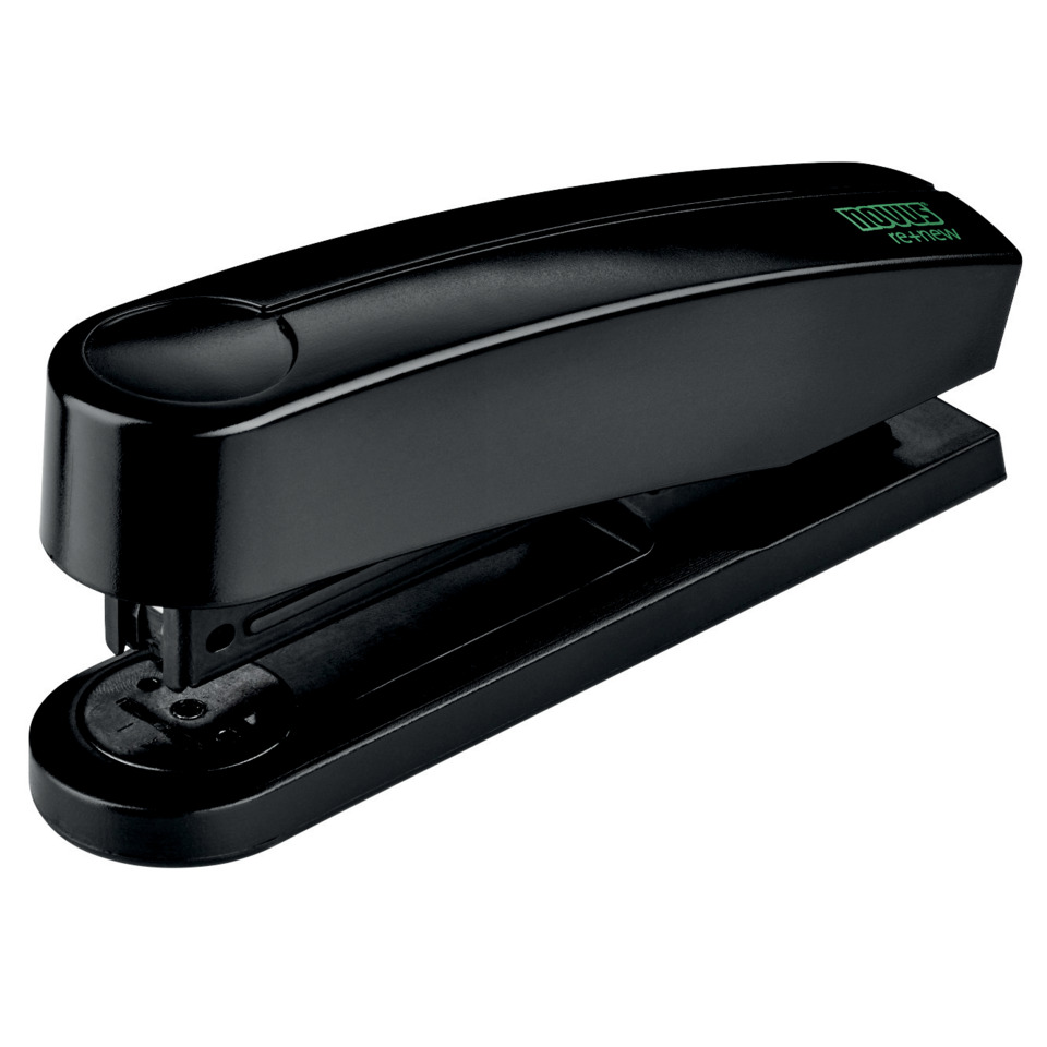 Heftgerät, Stempel, Schwarz, Schwarzer Body, Kantenschutz