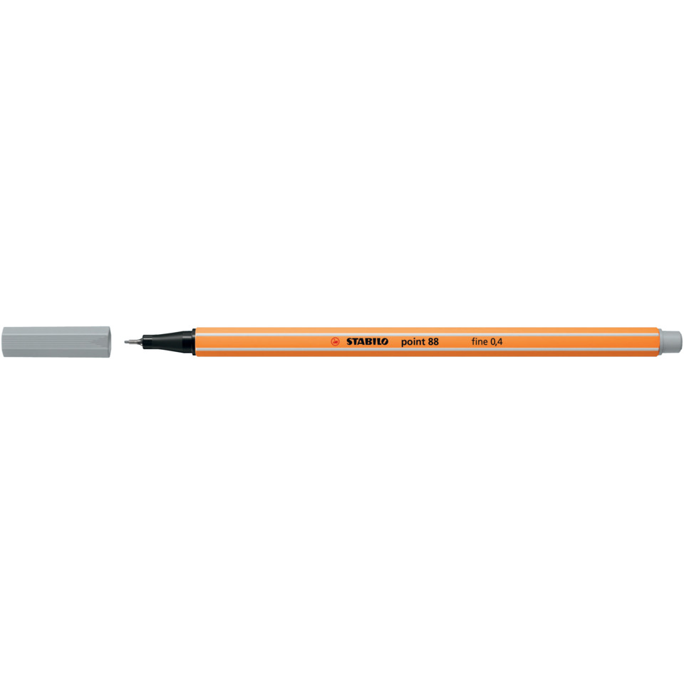 waschstift, orange, fineliner, point-88, markierung