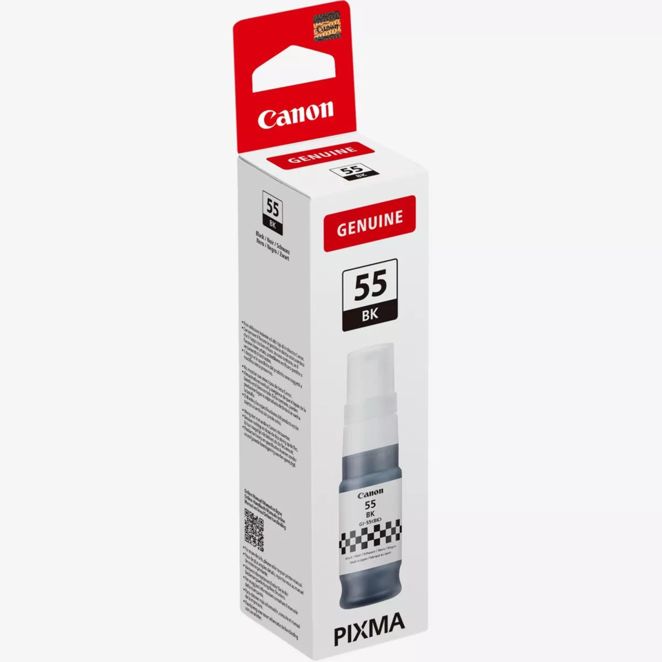 Tintenpatrone, 55 BK, Canon kompatibel, Pigmenttinte, Pixma