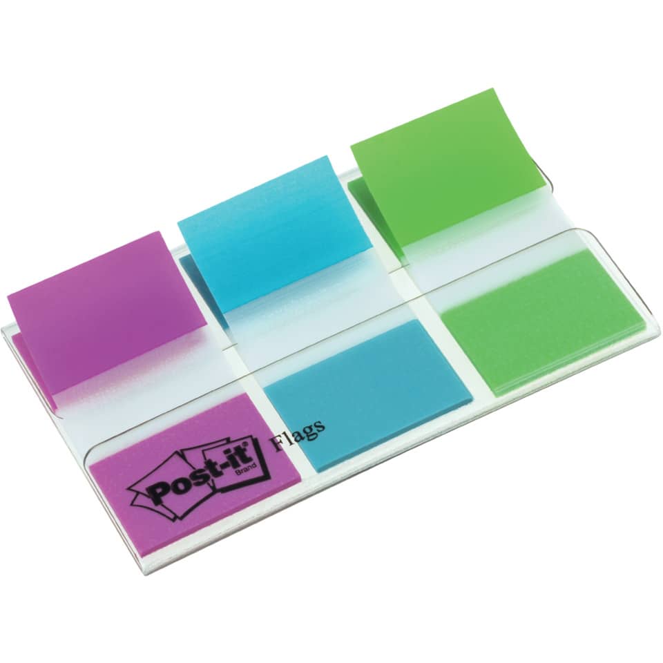 Post-it, Notizzettel, Fahnen, Sortierte Farben, Mini-Karten