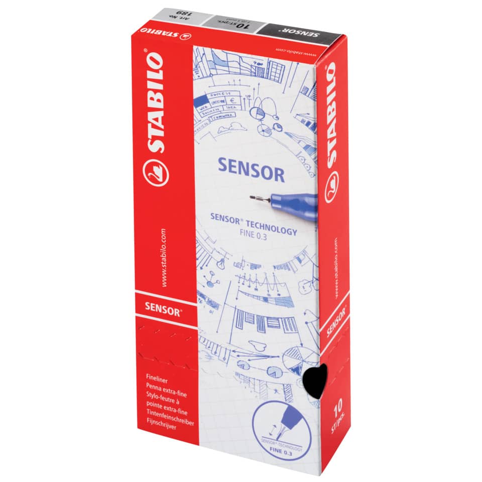 Sensor, Stabilo, Kugelschreiber-Spitze, Feine Tinte, Spitzer?